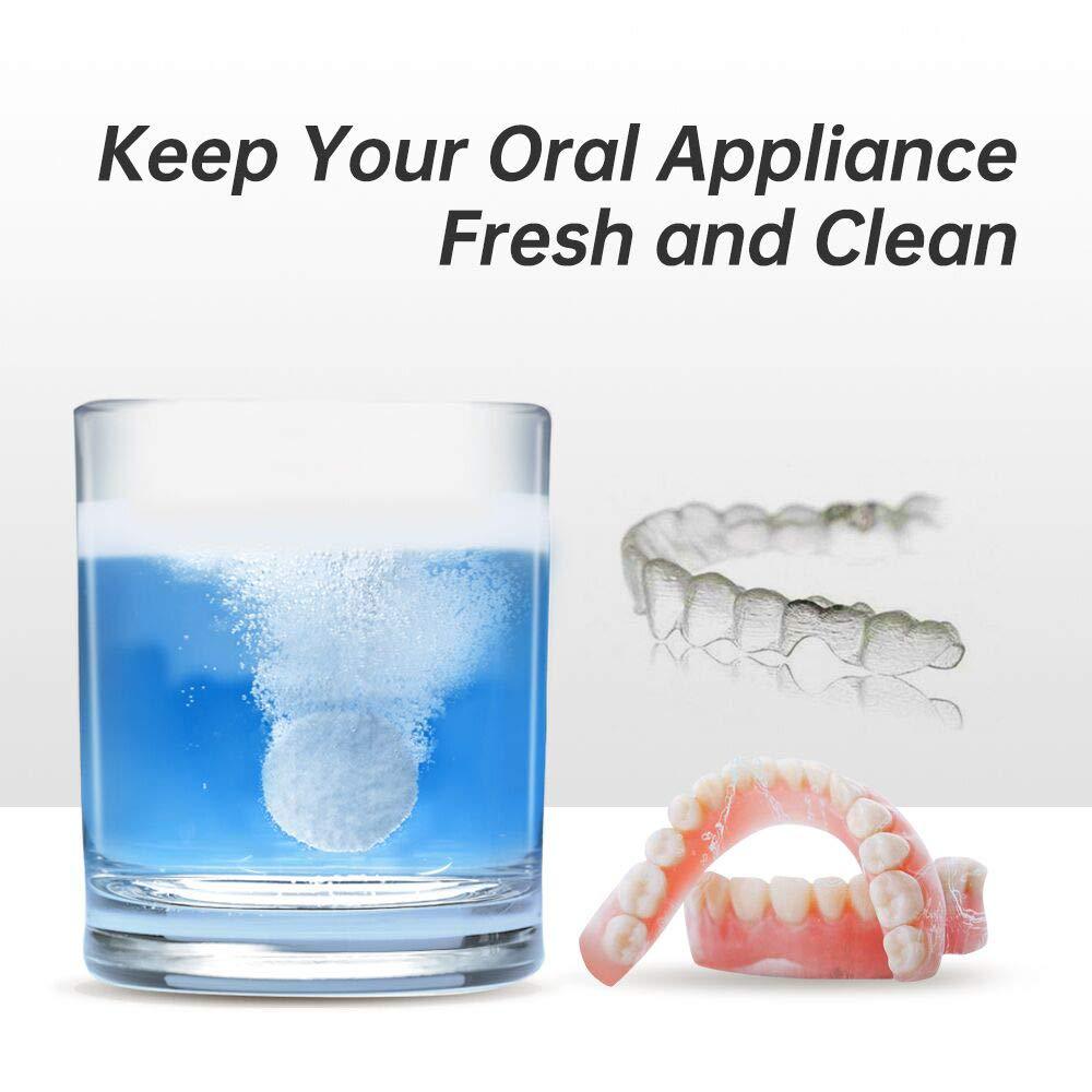 Retainer Cleaning Tablets in Action