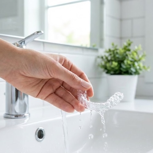 Rinse and wear clean retainer